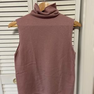 Linda Allard Ellen Tracy PINK mock tank top